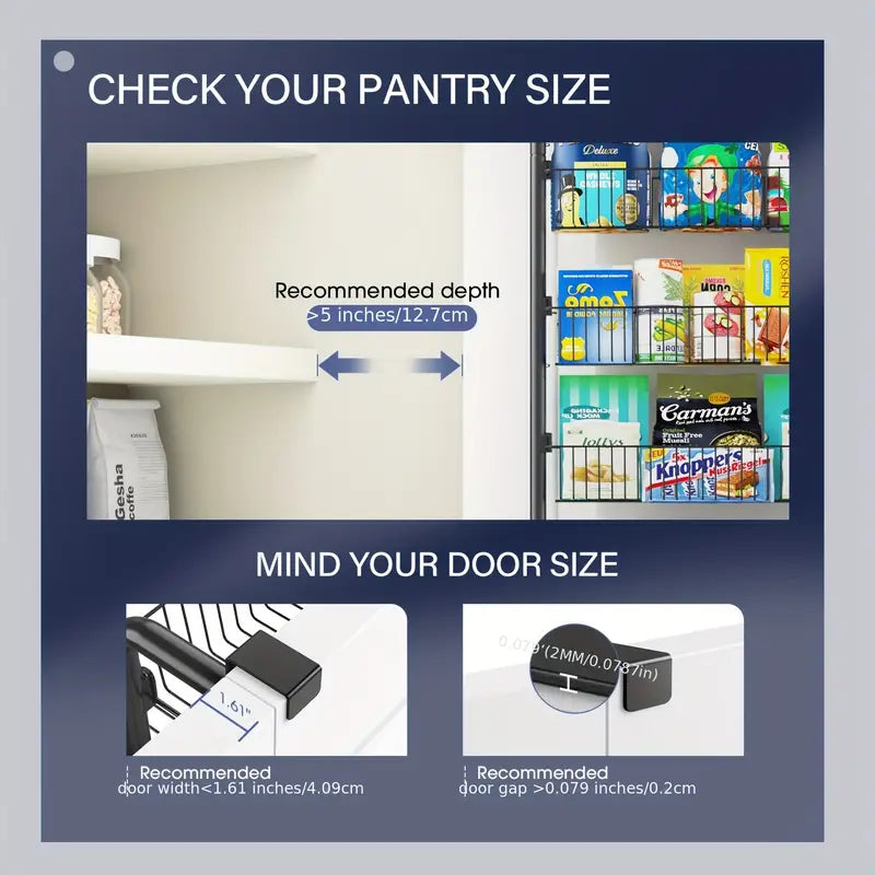 Over the Door Pantry Organizer – Maximize Your Storage Space!