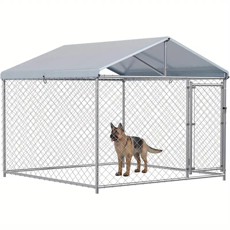 Large Dog Kennel for Outside – A Safe and Comfortable Retreat for Your Furry Friend!